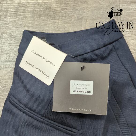 Marc New York Slim Ankle Length Pants Size 4 - Picture 2 of 6